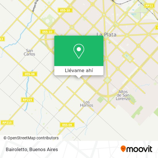 Mapa de Bairoletto