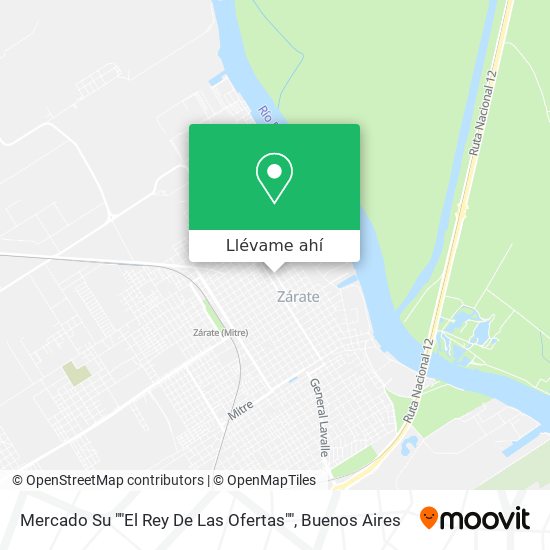 Mapa de Mercado Su ""El Rey De Las Ofertas""