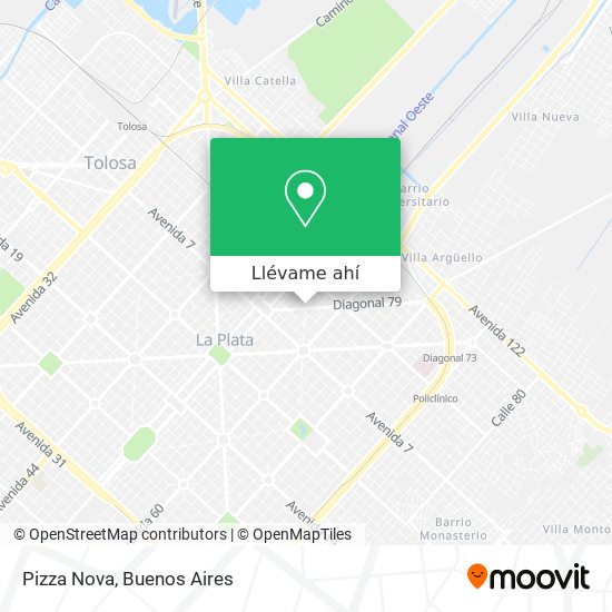Mapa de Pizza Nova