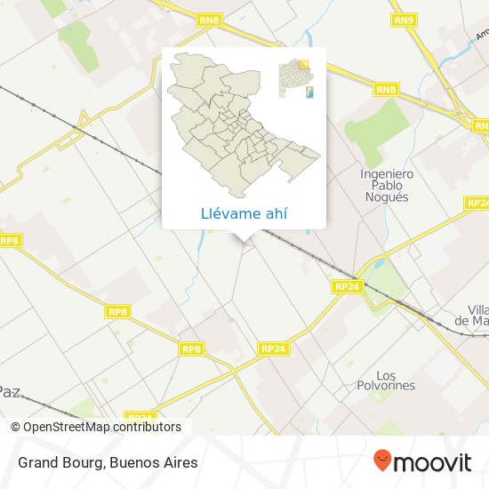 Mapa de Grand Bourg