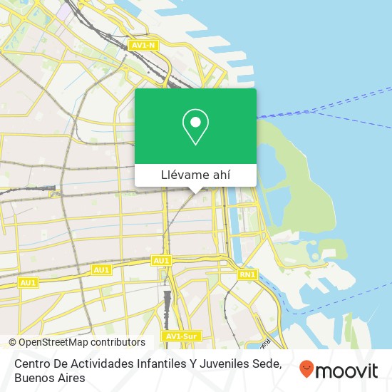 Mapa de Centro De Actividades Infantiles Y Juveniles Sede