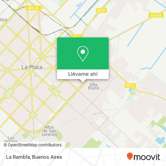 Mapa de La Rambla