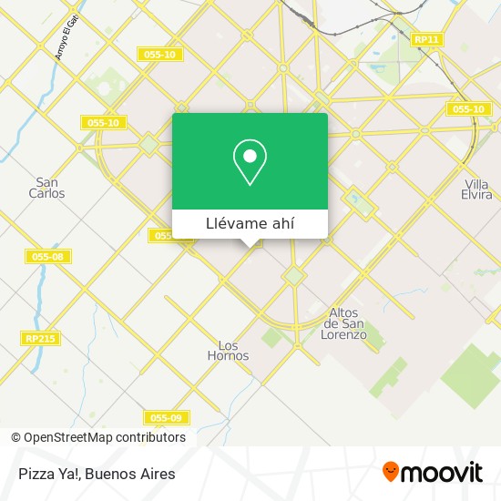Mapa de Pizza Ya!