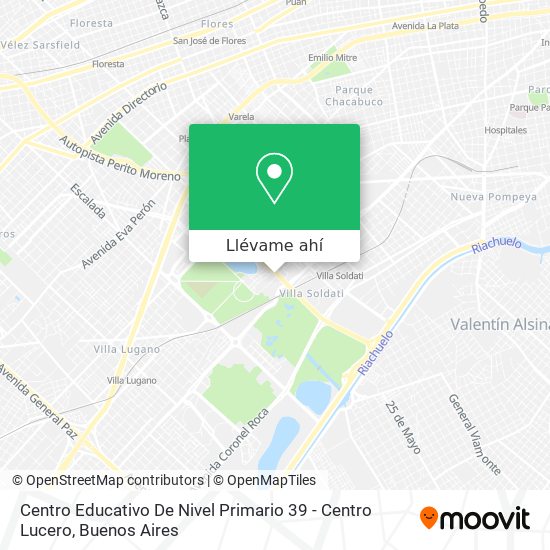 Mapa de Centro Educativo De Nivel Primario 39 - Centro Lucero
