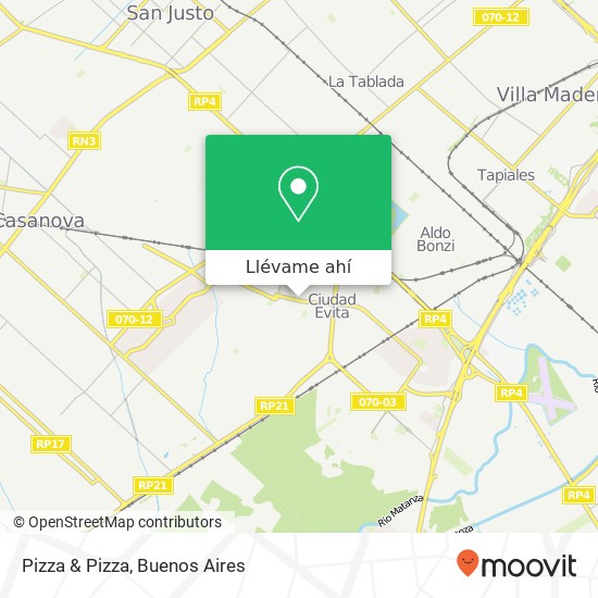 Mapa de Pizza & Pizza