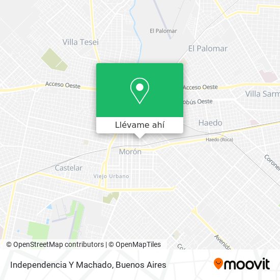 Mapa de Independencia Y Machado