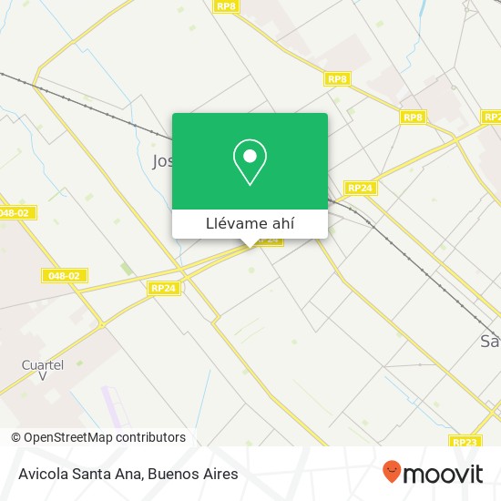 Mapa de Avicola Santa Ana