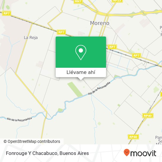 Mapa de Fonrouge Y Chacabuco