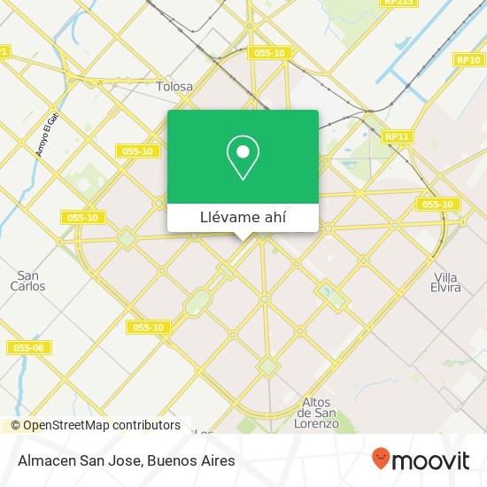 Mapa de Almacen San Jose