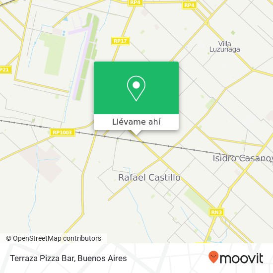 Mapa de Terraza Pizza Bar