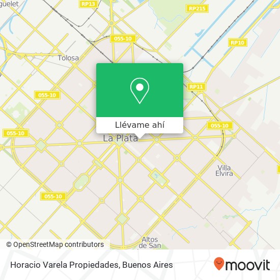 Mapa de Horacio Varela Propiedades