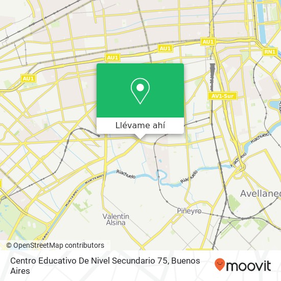 Mapa de Centro Educativo De Nivel Secundario 75