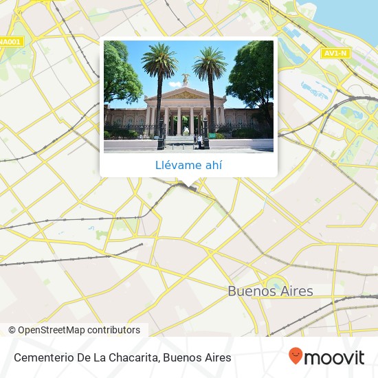 Mapa de Cementerio De La Chacarita