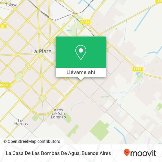 Mapa de La Casa De Las Bombas De Agua