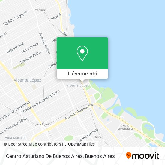 Mapa de Centro Asturiano De Buenos Aires