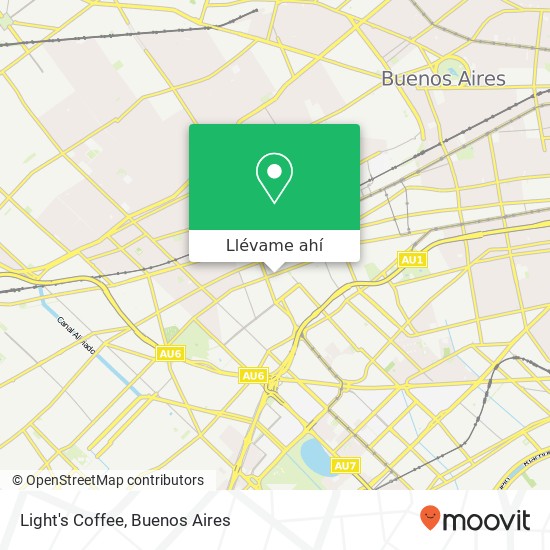 Mapa de Light's Coffee