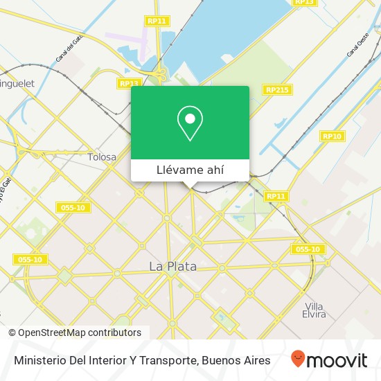 Mapa de Ministerio Del Interior Y Transporte