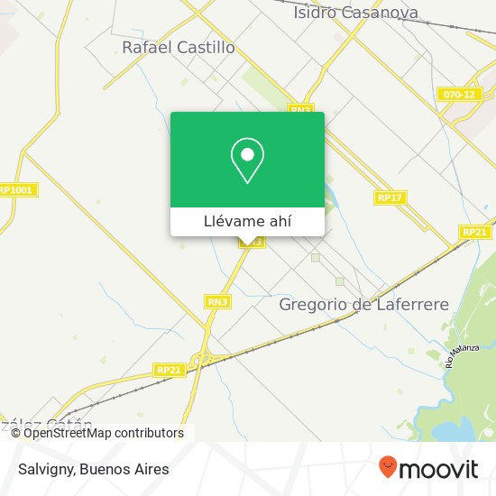 Mapa de Salvigny