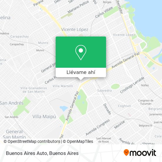 Mapa de Buenos Aires Auto