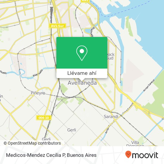 Mapa de Medicos-Mendez Cecilia P