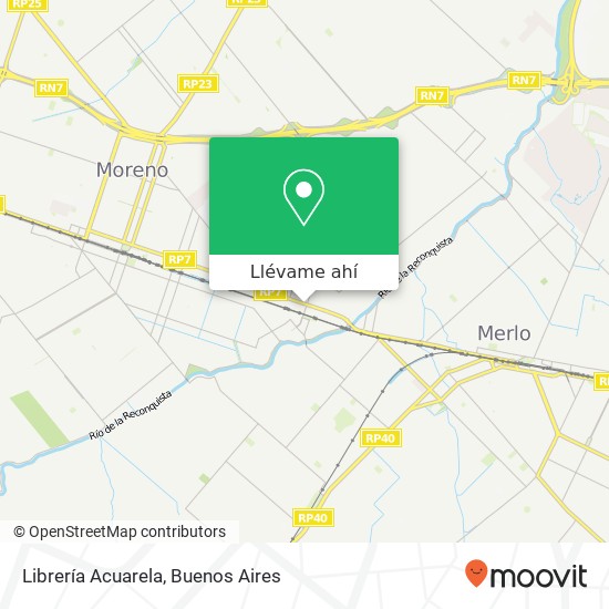 Mapa de Librería Acuarela