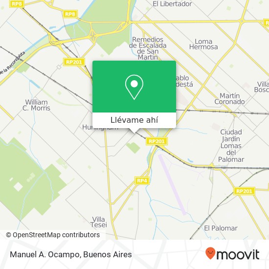 Mapa de Manuel A. Ocampo