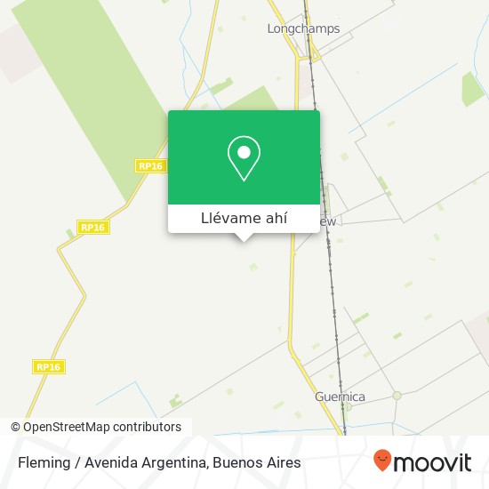 Mapa de Fleming / Avenida Argentina