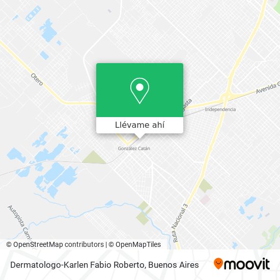 Mapa de Dermatologo-Karlen Fabio Roberto