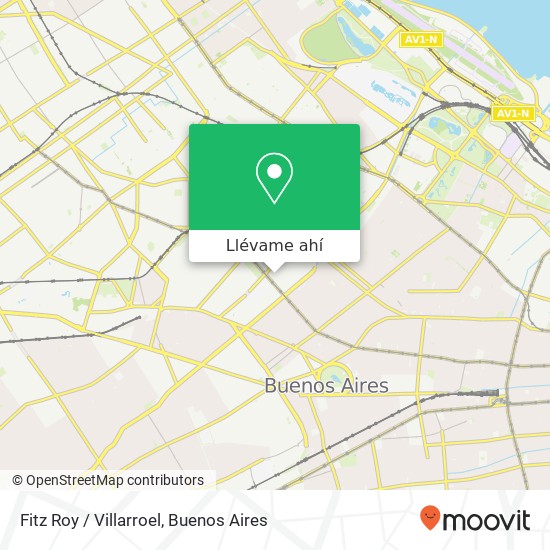 Mapa de Fitz Roy / Villarroel