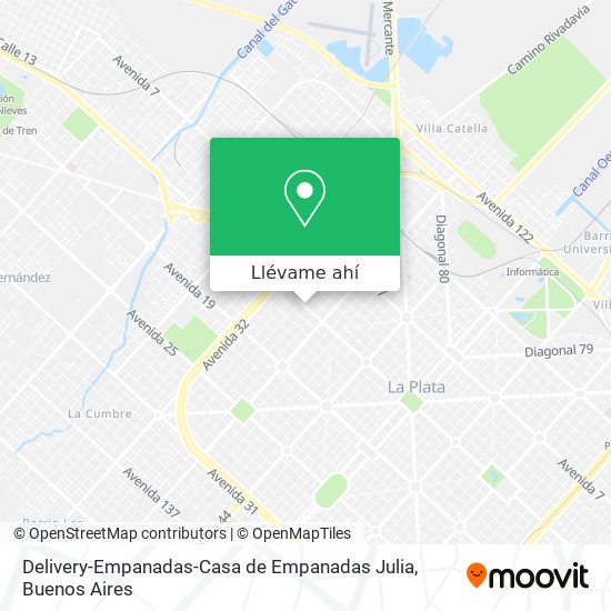 Mapa de Delivery-Empanadas-Casa de Empanadas Julia