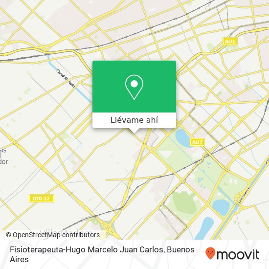 Mapa de Fisioterapeuta-Hugo Marcelo Juan Carlos
