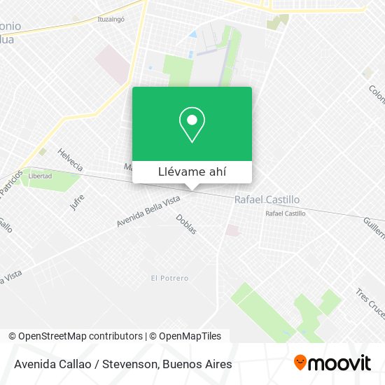 Mapa de Avenida Callao / Stevenson