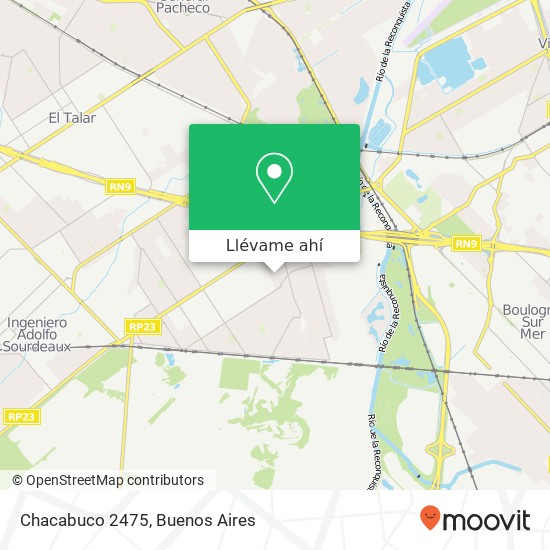 Mapa de Chacabuco 2475