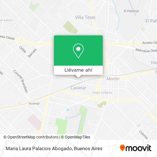 Mapa de Maria Laura Palacios Abogado