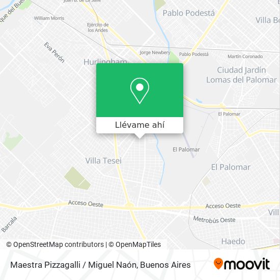 Mapa de Maestra Pizzagalli / Miguel Naón