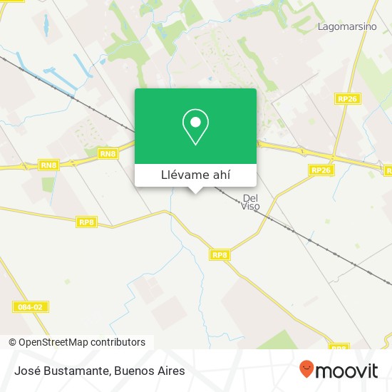 Mapa de José Bustamante