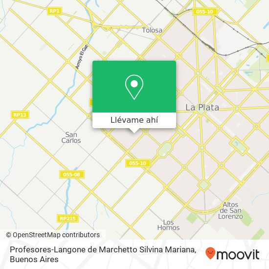 Mapa de Profesores-Langone de Marchetto Silvina Mariana