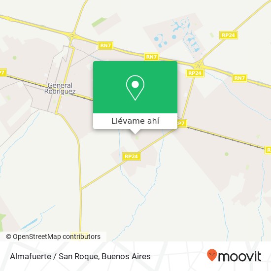 Mapa de Almafuerte / San Roque