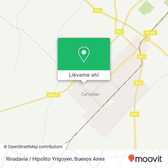 Mapa de Rivadavia / Hipólito Yrigoyen