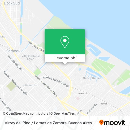 Mapa de Virrey del Pino / Lomas de Zamora