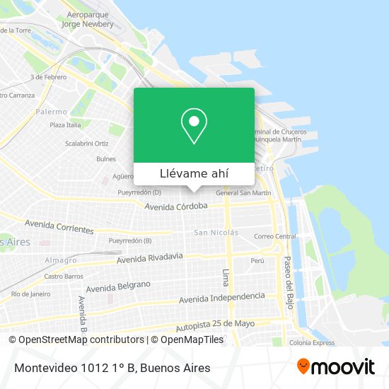 Mapa de Montevideo 1012 1º B