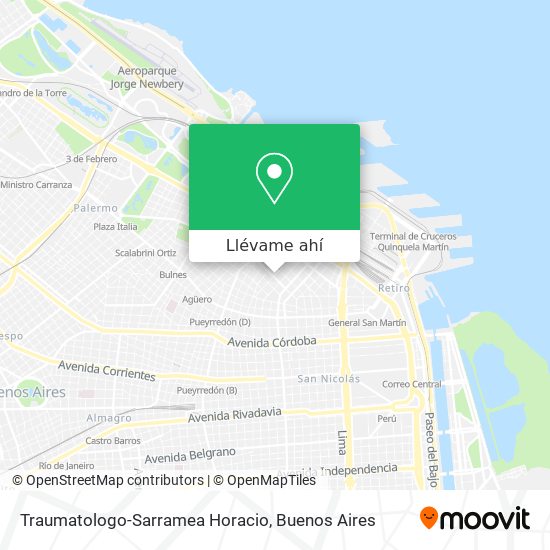 Mapa de Traumatologo-Sarramea Horacio