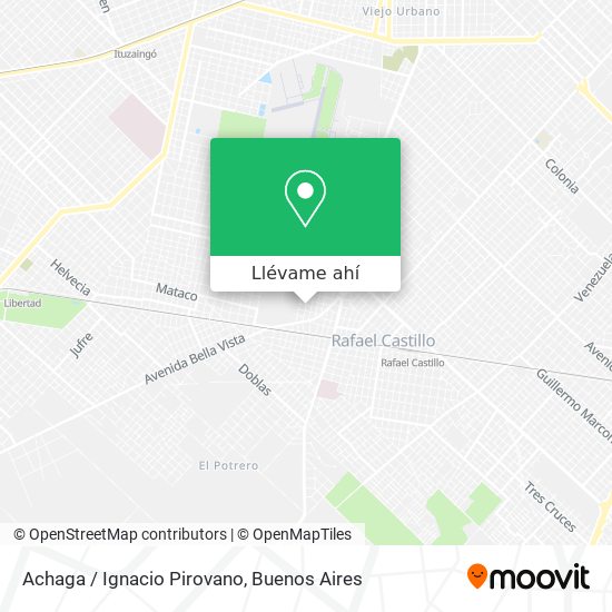 Mapa de Achaga / Ignacio Pirovano