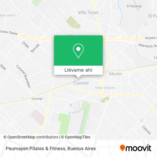 Mapa de Peumayen Pilates & Fitness