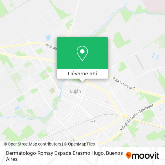 Mapa de Dermatologo-Romay Espada Erasmo Hugo
