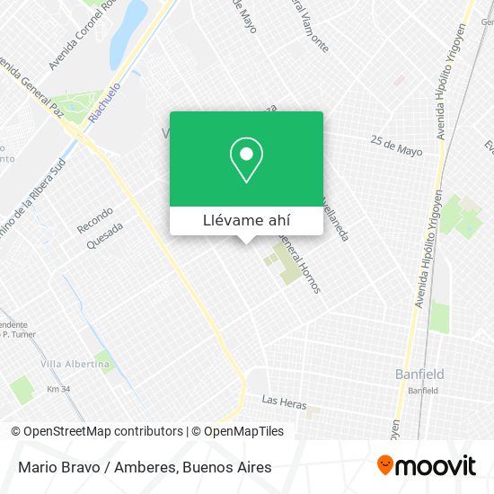 Mapa de Mario Bravo / Amberes