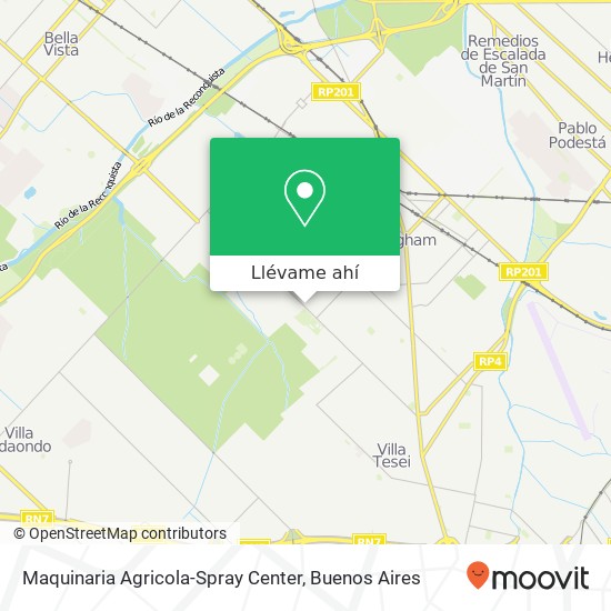 Mapa de Maquinaria Agricola-Spray Center