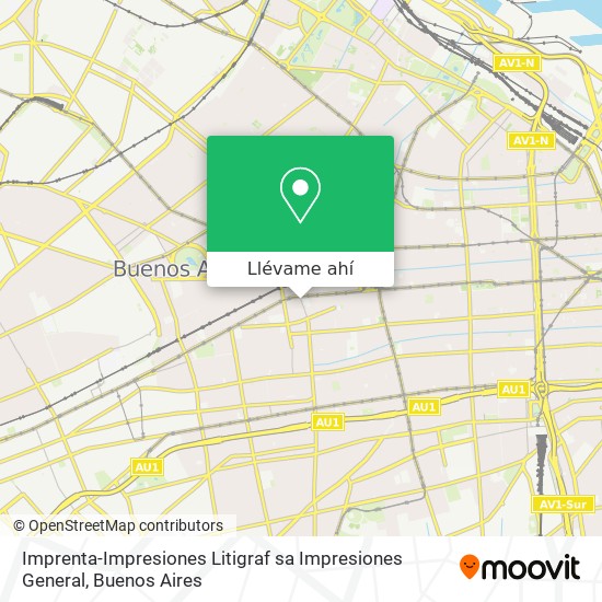 Mapa de Imprenta-Impresiones Litigraf sa Impresiones General