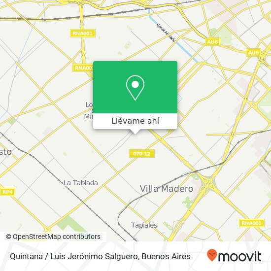 Mapa de Quintana / Luis Jerónimo Salguero
