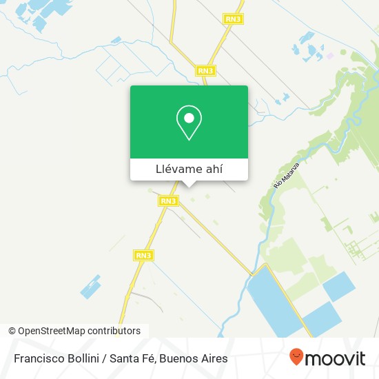 Mapa de Francisco Bollini / Santa Fé